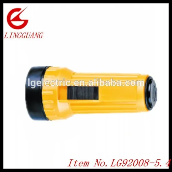 plastic LED flashlight