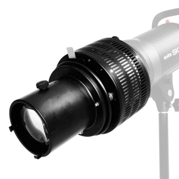 Aluminium Studio Conical Spot Snoot with Bowens Mount for LED Spotlight Flash