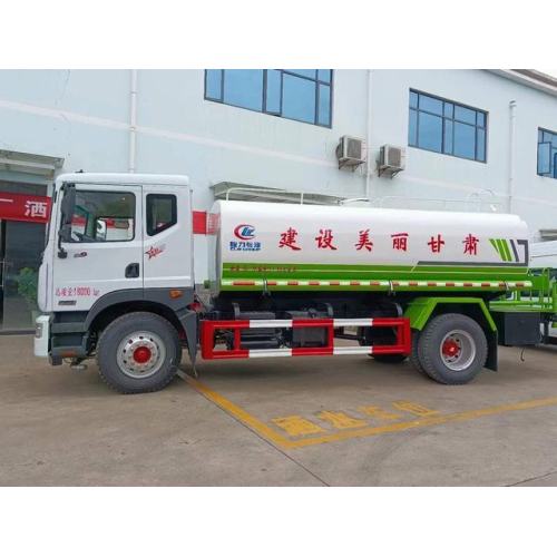 tank water delivery vehicle for road cleaning