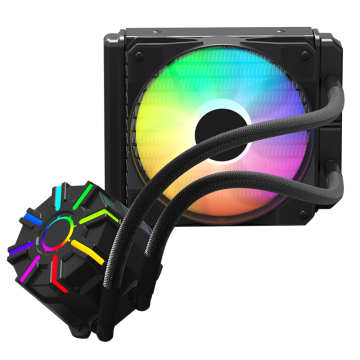 Sumond 12 cm Mute Fan Argb Integrierte CPU-Wasserkühlkühler
