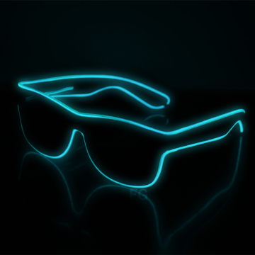 10 Colors Wireless USB Rechargeable LED Luminous Party Glasses - Glow in the Dark Custom Logo