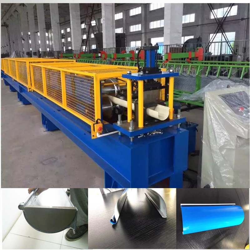 steel roof gutter roll forming line