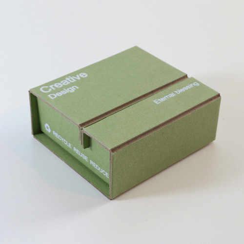 two folding gift cosmetics storage pe film box