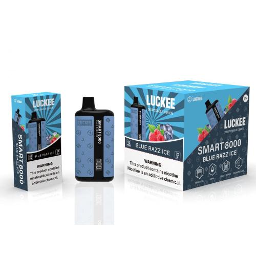 Luckee Smart 8000 Puffs 20ml dengan indikator LED