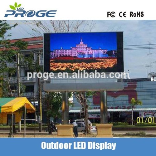 outdoor advertising full color smd dip led video panel p10