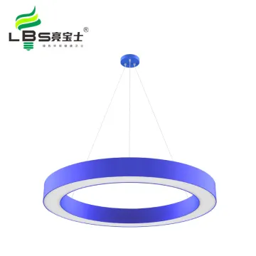 Circle Ring LED Pendant Light: Enhancing Hotel Lobby Décor with Stylish, Circular Illumination