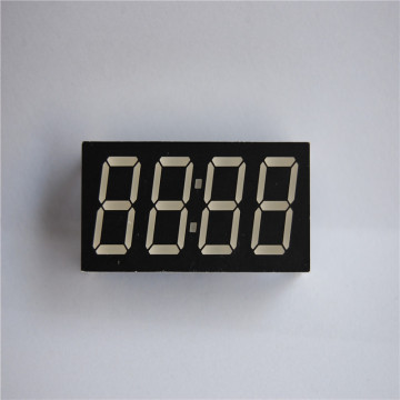 4 Digital Yellow Green Color Common Anode LED Tube Panel