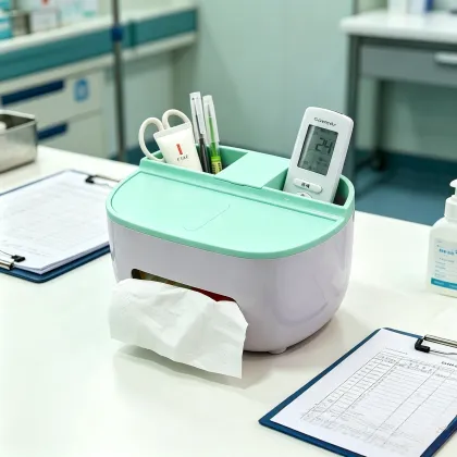 Multifunction Desktop Tissue Box