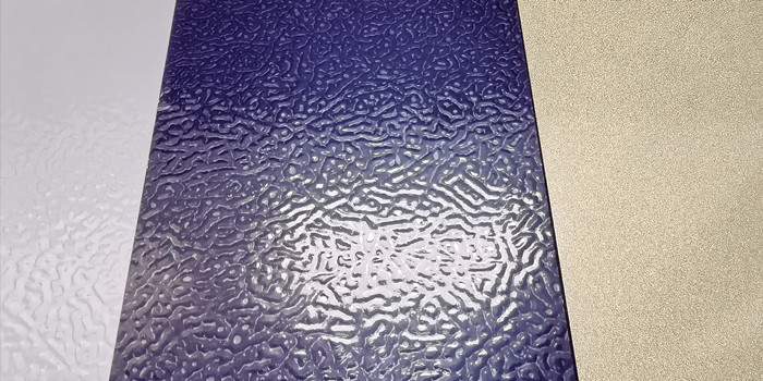 embossed color coated galvanized steel