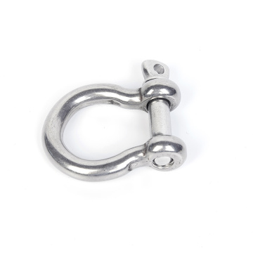 Stainless Shackles Bow anchor lifting chain shackle with safety Supplier