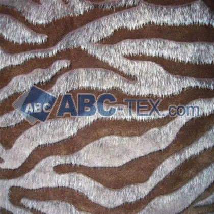 flock on flock fabric