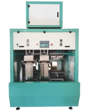Granule Semi-Automatic Vacuum Brick Bag Packing Machine for Rice, Cereal, and Cat Litter