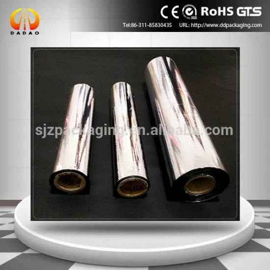 High Vacuum 12mic Metallized film /metallized polyester film for packaging