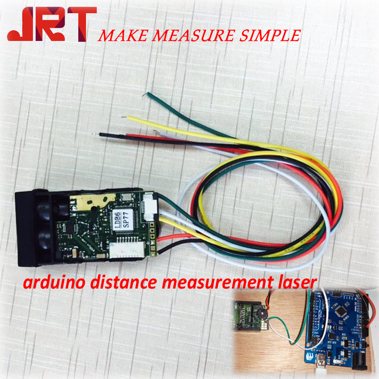 léasair tomhais achair arduino