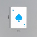 Yellow Poker Playing Cards with Full-Color Front and Back Design