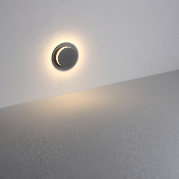 Moderna forma rotonda impermeabile 3W LED LED RAMPA STAILA