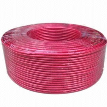 Mikrofon kablosu, plastik rulo, 100m bakırdan, kırmızı renkte mevcuttur yapılmış