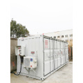 Outdoor chemical storage buildings of fireproof material