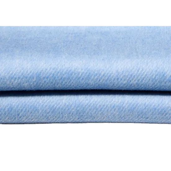 50% Wool Double-Faced Fleece fabric for overcoat