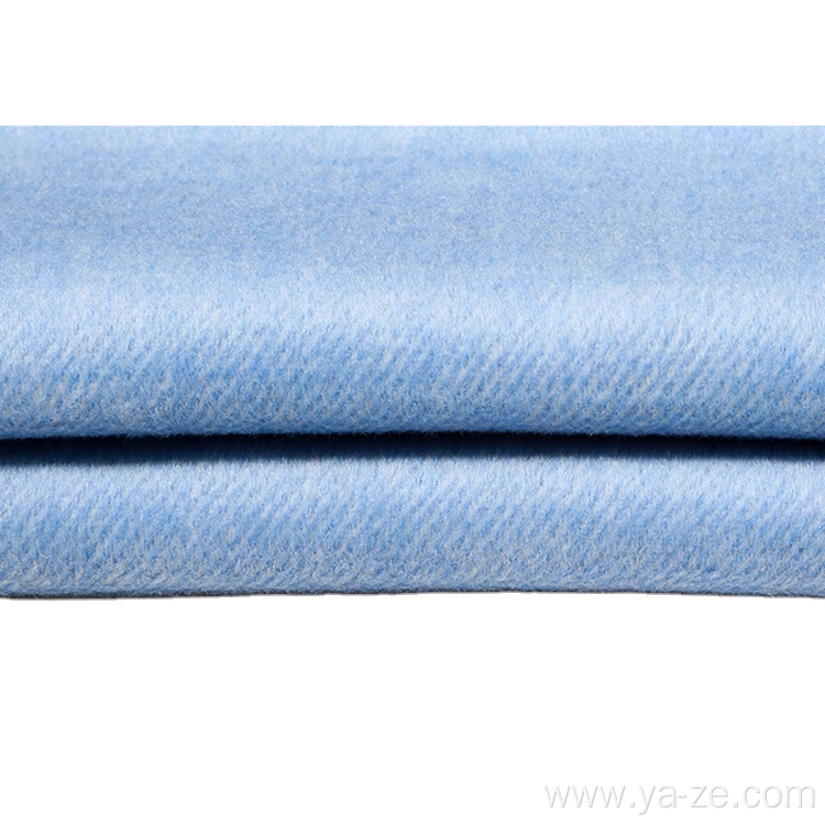 50% Wool Double-Faced Fleece fabric for overcoat