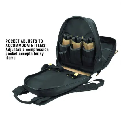 Tradesman Pro Organizer 39 Pockets Electrician Tool Bag Backpack - Klein Tools