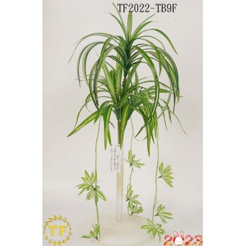 22"pider plant flower artifical hanging bush