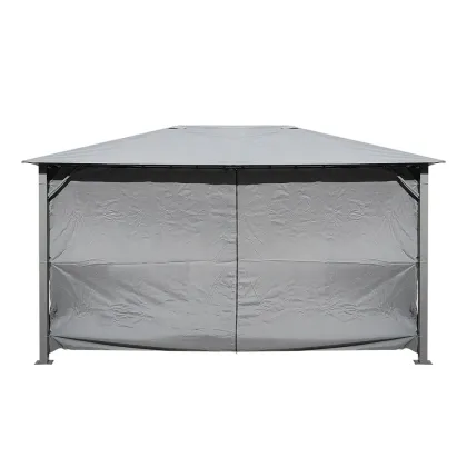 Modern Outdoor Durable Grand Grey Waterproof Curtain Gazebo