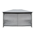 Gazebo Tirai Kalis Air Grand Grey Luar Moden Tahan Lama