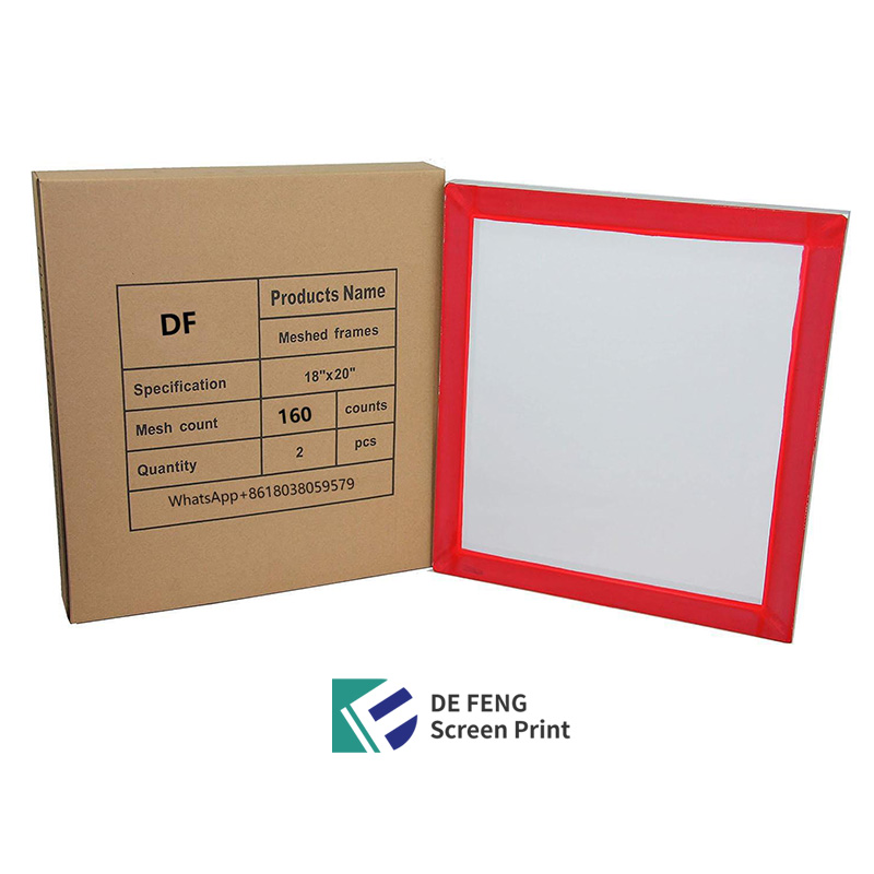 18x20 Aluminum Screen Printing Frames 160 White Mesh