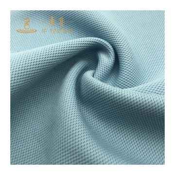 Summer Wear Polyester Bird Eye Mesh Coolmax Quick Dry Breathable T-shirt Fabric