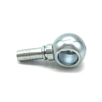 Carbon Steel Hydraulic Pump Parts Mining Pipe Fitting Hose Nipple Banjo Oil Pipe Fitting