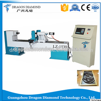 chian supplier LZ-1530 Wood lathe cnc machine for stairway balusters,table leg,3D cnc wood lathe