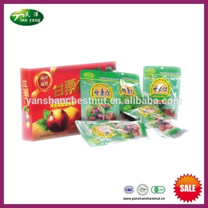 Chinese Shelled Cooked Chestnuts Snacks