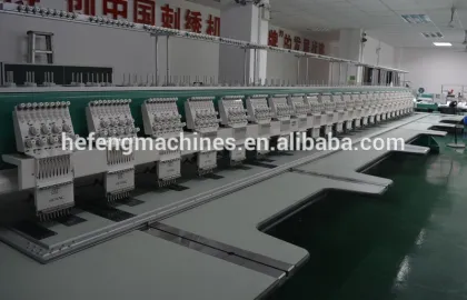 Similar look Tajima flat embroidery machine