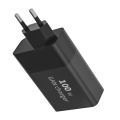 Dual USB QC3.0 PD3.0 100W GAN Travel Charger