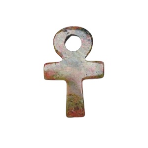 Unakite Ankh Pendant (20x30mm) Handmade Craved for DIY Making Jewelry