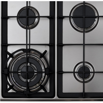 Cooker Hob Types 6 Burner Stainless Steel Top