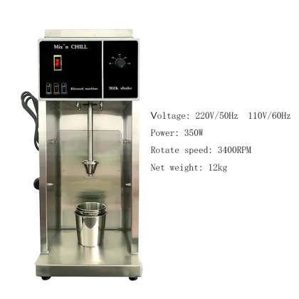 Stainless Steel McFlurry Shake Soft Ice Mixer Blizzard Blender Machine