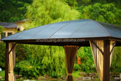 Outdoor Aluminum Beach Parasol Stand Umbrella for Advertising in Gardens