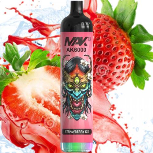 Mak ak 6000 sbuffi pod di vaporizzazione usa e getta miglior succo di vaporiutico liquido