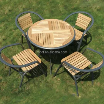 Aluminum Outdoor Furniture Dining Set: Balcony Waterproof Chair and Table for Modern Patio and Garden