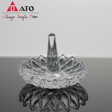 ATO Sugar Galssware Ring forma decorativa de vidrio