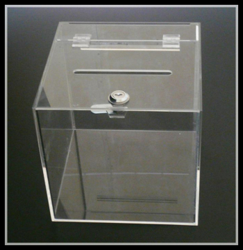 acrylic box with lock,clear box acrylic