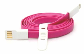 Magnet Flat cable, usb AM to 8 pin for iphone/ipad