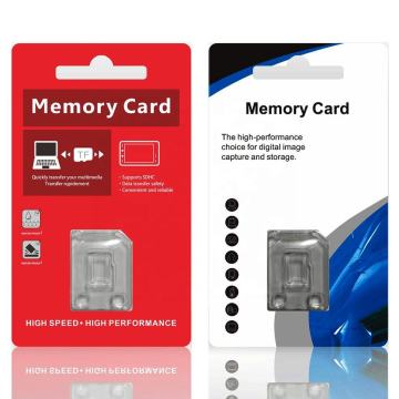 Kartu TF mikro dengan adaptor dalam paket blister atau tas PP