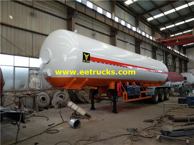 50000L 25ton NH3 Transport Tanker Trailers