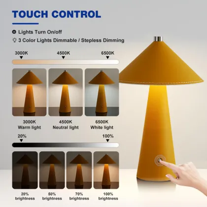 HUAYI Chinese Design Metal Luxury LED Table Lamp