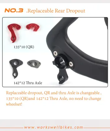 Toray 29ER Carbon Fiber Mountain MTB Bicycle Frame PF30