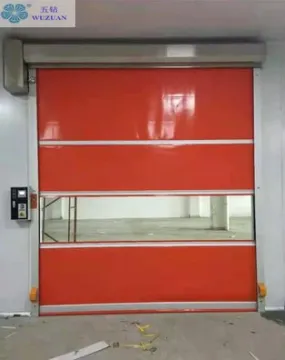 Dustproof Automatic PVC Roller High Speed Workshop Door
