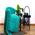 Pure Color Double Sided Fleece Skin-friendly Lamb Blanket